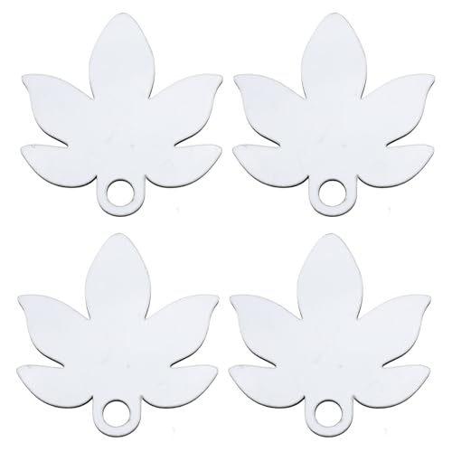 30 PCs Sublimation Blindame Name Platte 8.3x8cm Ahornblattform White MDF Pappdeckel Deckel für 40 Unzen Tasse mit Premium -Tintenabsorption Personalisierte Vielseitige Anwendungen von Hztyyier
