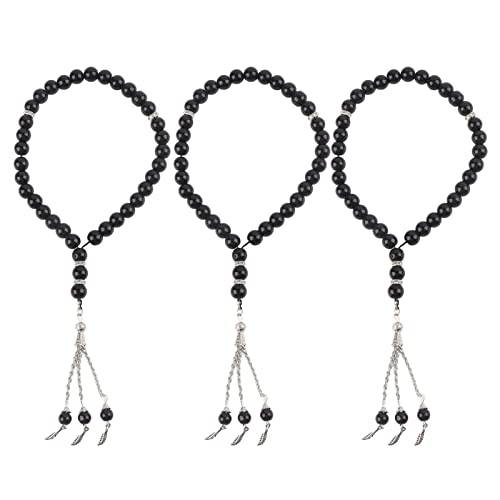 3Pcs Muslimische Gebetskette 33 Perlen 8.1mm Handheld Gebetskette Islamische Tasbih Gebetskette Muslimischen Rosenkranz Zubehör 3Pcs Muslimische Gebetskette 33 Perlen 8.1mm Handheld Gebetskette Islamische Tasbih Gebetskette Muslimischen Rosenkranz Zubehör von Hztyyier