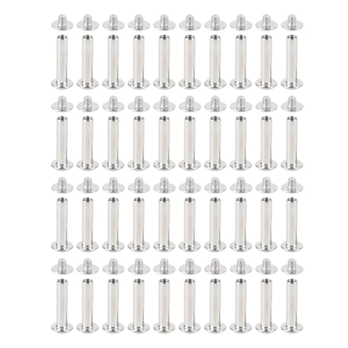 40 Set Lederhandwerk Niete M4 Edelstahllegierung Multifunktionsschrauben Nagelstollen Nieten mit Einfacher Installation für DIY -Handwerk 40 Set Lederhandwerk Niete M4 Edelstahllegierung Multifunktionsschrauben Nagelstollen Nieten mit Einfacher Installation für DIY -Handwerk von Hztyyier