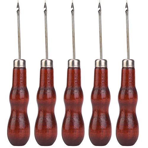5 STÜCKE Ahle Werkzeug, 12,5 cm Holzgriff Ahle Locher Nähen Nähen Ahle Werkzeug Schuhreparatur Häkelnadel 5 STÜCKE Ahle Werkzeug, 12,5 cm Holzgriff Ahle Locher Nähen Nähen Ahle Werkzeug Schuhreparatur Häkelnadel von Hztyyier