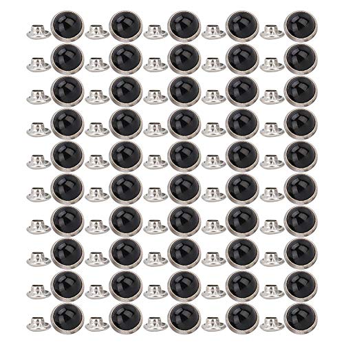 50 stücke 8mm DIY Knöpfe Türkis Schnelle Nieten Studs DIY Leathercraft für Tasche Schuhe Armband Tandy Leder(#6) von Hztyyier