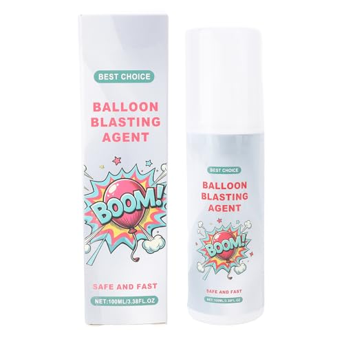 Ballon Platzen Schnell und Sicher, Ideal für Innen- und Außenfeiern, Bio -Verbindungen, Spray auf Luftballons von Hztyyier