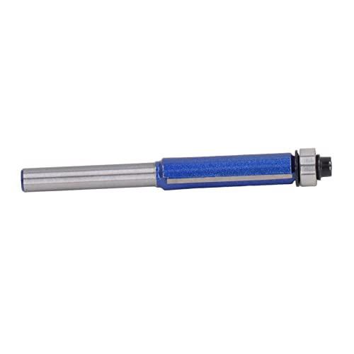 Blue Chamfer End Mill Stabilen Frässeschneider für Holzbearbeitung, Regulierte Tiefe PTFE -Beschichtung 6mm Schaft (6x3/8x30) von Hztyyier