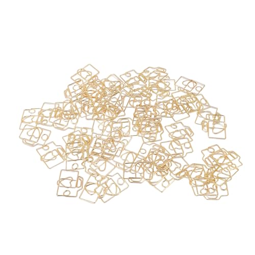 Büroklammern in Kameraform, Eisenmaterial, 80 Stück, Niedliche Lesezeichen, Planerklammer, Multifunktional, Ausreichende Menge (GOLD) von Hztyyier