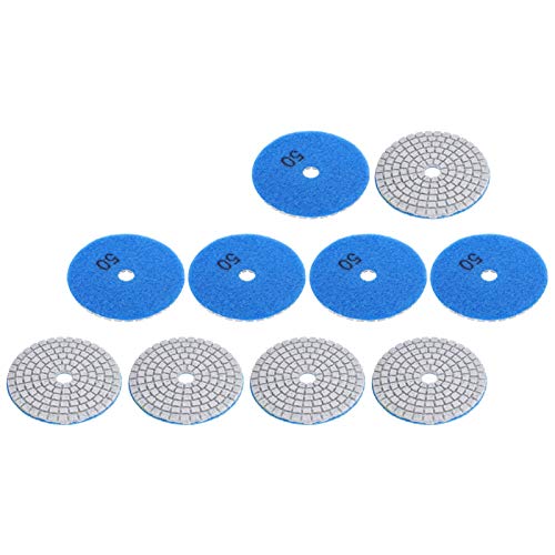 Hochwertige Diamantschleifscheiben | Polierpolster | 10pcs 3in | Für Marmorbetonsteine ​​| Nasses oder Trockenes Polieren von Hztyyier