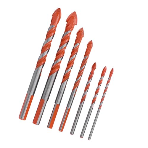Hochwertiger Mittelbohrbit Set 5pcs U-förmige Spiralrillen für Glatte Lochbohrungen in Glaskeramikfliesen Kunststoff Holz von Hztyyier
