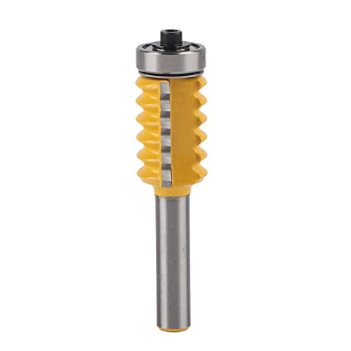 Hochwertiges Fingergelenk-Router-Bit für Glatte und Adriertfreie Holzschnitte, Geeignet für Holzbearbeitungsfachleute, 45# Stahl Gegen Zapfenmaschine 8mm Schaft (8*24mm) von Hztyyier