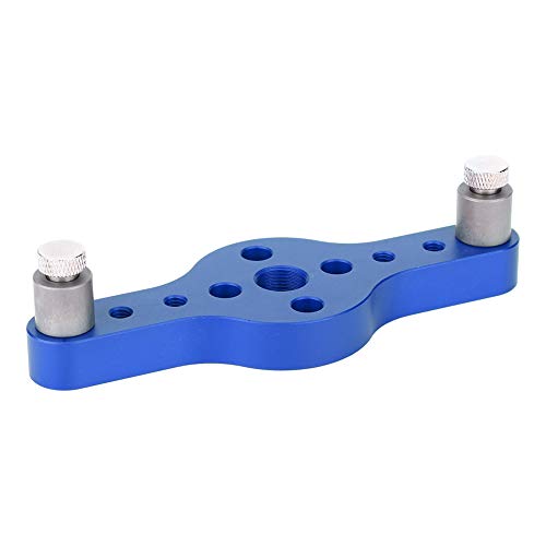 Holzbearbeitungsloch -Punch -Locator Aluminiumlegierung Puncher mit 3pcs Bohrbuchse für -Projekte (Rot) (BLUE) von Hztyyier