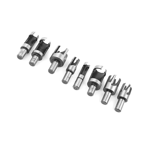 Holzstecker Cutter Tapered Claw Bohrbohrer Bit Tischlerschneidwerkzeug, 8pcs Highcarbon -Stahl für Benchbohrer, 6mm 10 Mm 13mm 16mm Holzstecker Cutter Tapered Claw Bohrbohrer Bit Tischlerschneidwerkzeug, 8pcs Highcarbon -Stahl für Benchbohrer, 6mm 10 Mm 13mm 16mm von Hztyyier