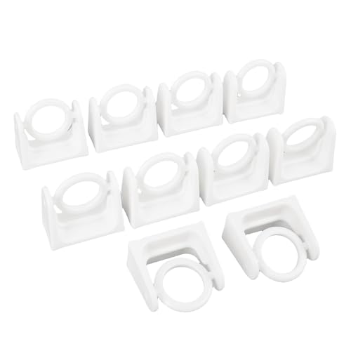 Hztyyier 10pcs Keine Bohrvorhangstangenhalterungen, Kratzerresist -Design mit Kleberhaken, 10 Doppelseitige Klebstreifen, Badezimmerküchengarderobe Hztyyier 10pcs Keine Bohrvorhangstangenhalterungen, Kratzerresist -Design mit Kleberhaken, 10 Doppelseitige Klebstreifen, Badezimmerküchengarderobe von Hztyyier