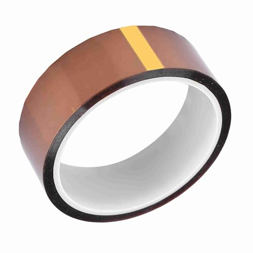 Hztyyier 250-300 ℃ Wärmefestes Klebeband mit Starker Kleberkraft, Ideal für Wärmeisolierung und BGA-Chipschweißen, für die Reparatur der Elektronik (30 mm breit) von Hztyyier