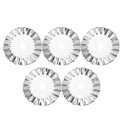 Hztyyier 5 Stücke 45mm Rotary Cutter Klingen Ersatz Trimmer Refill Klingen für Quilten Scrapbooking Nähen von Hztyyier
