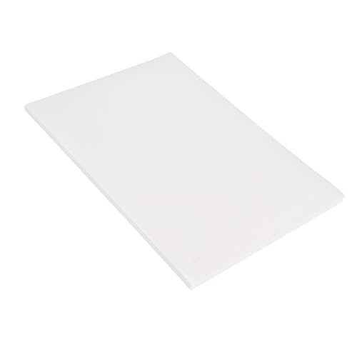 Hztyyier 50 Blätter A4 Selbstkleber Holographisches Kaltes Laminatblatt, Schnitzelfilm für Abzeichenherstellung, Wasserdichte Laminierblätter für Handwerksblätter (Heller Film) von Hztyyier