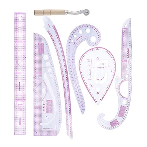 Hztyyier 7-teiliges Nählineal-Set, Nähkurve, Metrisches Lineal, Schnittmuster, Werkzeuge Zum Nähen von Kleidung Zum Selbermachen Hztyyier 7-teiliges Nählineal-Set, Nähkurve, Metrisches Lineal, Schnittmuster, Werkzeuge Zum Nähen von Kleidung Zum Selbermachen von Hztyyier