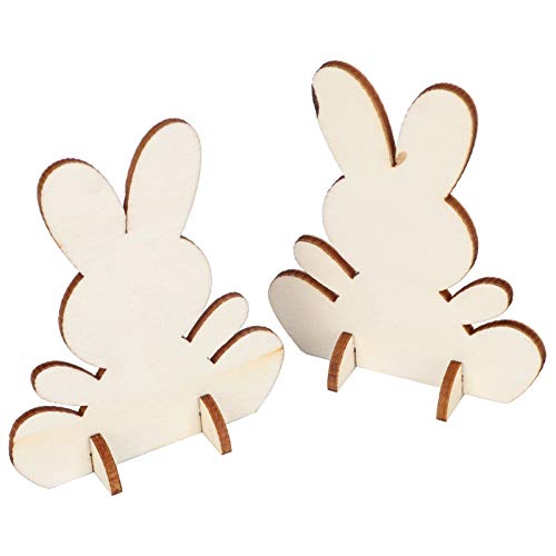 Hztyyier 90pcs Hölzerne Hasenausschnitte Unvollendet 3D -Ornament Craft DIY Home Decoration Kit Kit Hztyyier 90pcs Hölzerne Hasenausschnitte Unvollendet 3D -Ornament Craft DIY Home Decoration Kit Kit von Hztyyier