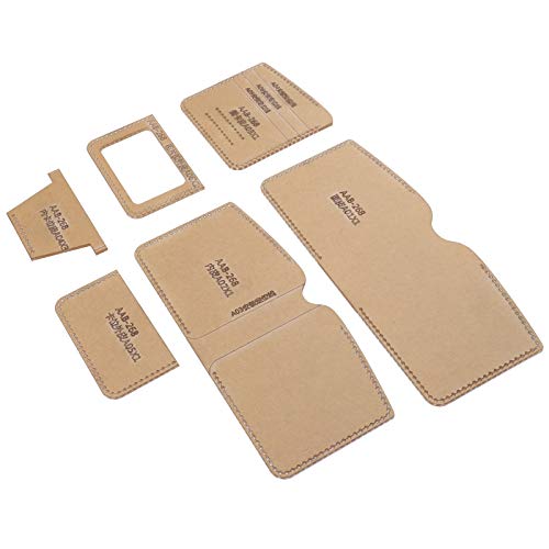 Hztyyier Acrylvorlage Set Klares Kurzerblumenmuster -Schablonen -Schablonen Werkzeug für Handgefertigtes Handwerk, 6 X Acrylplatine Enthalten von Hztyyier