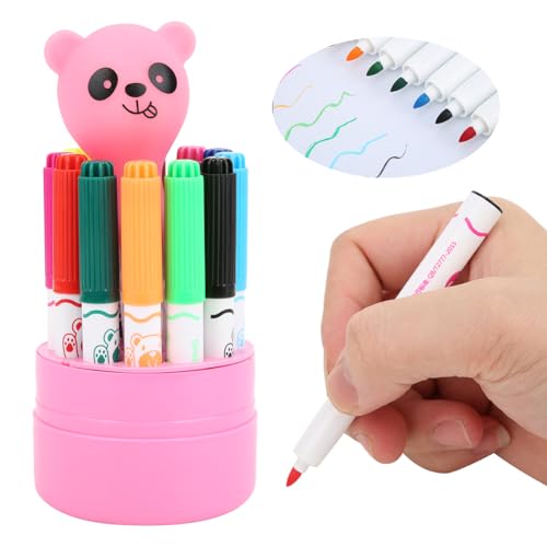 Hztyyier Aquarell Spray Pen 12 Farben Abs Plastikkunst Marker für, Sicher Einfaches Waschmalerei Stift für Handzeichnungen von Hztyyier