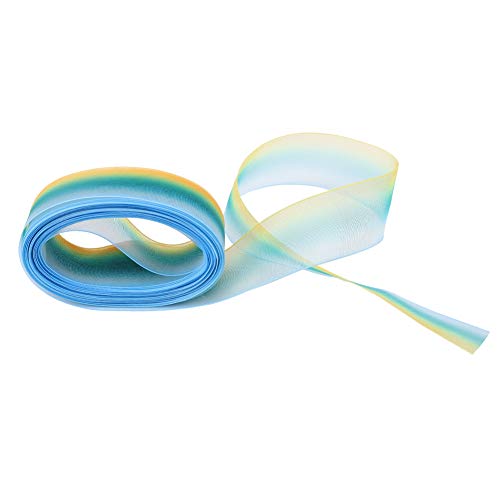 Hztyyier Chiffon Regenbogenbandverkleidung für DIY -Nähen Haarzubehör 10 Yards Verpackungsmaterial (Farbe 3) von Hztyyier