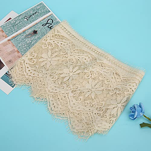 Hztyyier Dekoration von Polyester -Seidenspitzenkleidung (Farbe 7 Beige) von Hztyyier