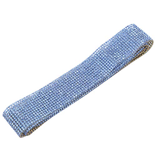 Hztyyier Diamant -Bänder Trimm mit Glänzendem Glanz für Elegante Hochzeitsdekorationshandwerk, 1 -Yard (BLUE) von Hztyyier