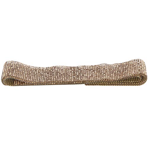 Hztyyier Diamant -Bänder Trimm mit Glänzendem Glanz für Elegante Hochzeitsdekorationshandwerk, 1 -Yard (Kristallgelb) von Hztyyier