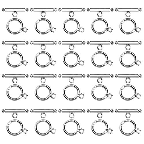 Hztyyier Edelstahlarmband Kippverschlüsse 20 -Set -Kit für DIY Schmuckzubehör von Hztyyier