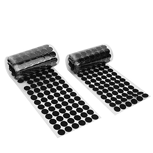 Hztyyier Klebstoffbefestigungsband Stark 300 Paar Punkte Aufkleber für die Kleidungsbranche Home Textiles, Selbstklebender Punkt Aufkleber für Long Lebensdauer, Weiß, Weiß (BLACK) von Hztyyier