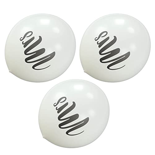 Hztyyier Latex Große Luftballons Herr Mrs Letters Gedruckte Hochzeitsfeier -Dekoration Requisiten, 6 PCs Luftballons Hztyyier Latex Große Luftballons Herr Mrs Letters Gedruckte Hochzeitsfeier -Dekoration Requisiten, 6 PCs Luftballons von Hztyyier