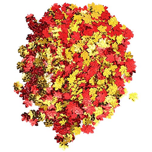 Hztyyier Maple Leaf Confetti Herbst Glitter für Thanksgiving Party Dekorationen 100G Blätter Pailletten Tischdekorationen für Partyzubehör Hztyyier Maple Leaf Confetti Herbst Glitter für Thanksgiving Party Dekorationen 100G Blätter Pailletten Tischdekorationen für Partyzubehör von Hztyyier
