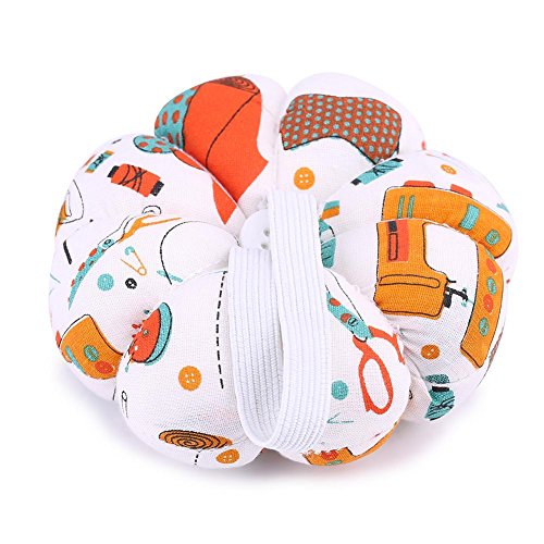 Hztyyier Nadelkissen, Kreativ Pumpkin Wrist Pin Cushions Tragbare Nadelkissen, 4 Farben Optional(#2) von Hztyyier
