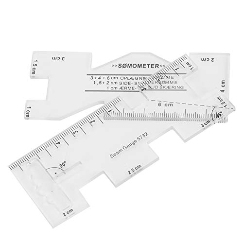 Hztyyier Nähen Lineal-Vorlage Lineal Herrenzubehör Mini Patch-Work Zum Zeichnen von Stichen 2PCS Patch-Work-Arbeit von Hztyyier