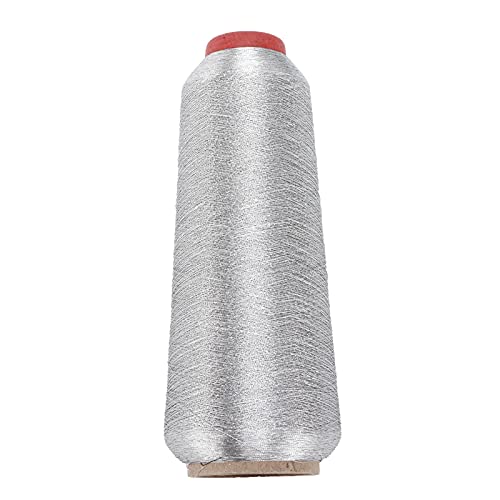 Hztyyier Nähfaden Langlebige Haushaltspolyestergarne für DIY -Stickprojekte für die Meisten Haushaltsnähmaschinen (SILVER) von Hztyyier