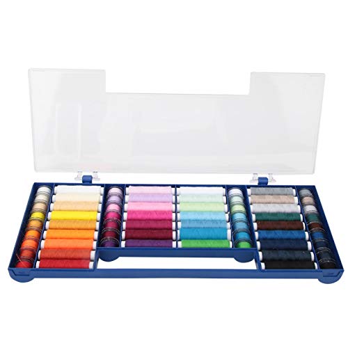 Hztyyier Nähgarn Kits, 32 Farben 64 Nähmaschinengewinde, Polyester Garnrollen mit Etui zum Nähen von Hand Hztyyier Nähgarn Kits, 32 Farben 64 Nähmaschinengewinde, Polyester Garnrollen mit Etui zum Nähen von Hand von Hztyyier
