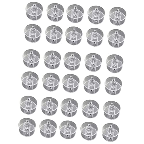 Hztyyier Nähmaschinenzubehör 30 PCs Klare Plastikspulen für Home Benutze Einfach zu Verwendende Fadenspulen für die Meisten Modelle Hztyyier Nähmaschinenzubehör 30 PCs Klare Plastikspulen für Home Benutze Einfach zu Verwendende Fadenspulen für die Meisten Modelle von Hztyyier