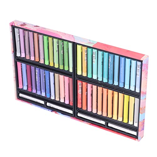 Hztyyier Oil Pastell Set Hell Lebendige Farben Glattes Schreiben Starker Haftung für die Schule 52pcs Künstlerische Lieferungen (8948MK) von Hztyyier