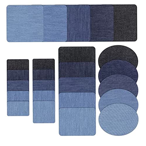 Hztyyier Ovale Rechteckige Gestickte Patches 25 PCs Einfach zu Verwenden Denim -Reparaturflecken für Jacken Hüte Hosen Hztyyier Ovale Rechteckige Gestickte Patches 25 PCs Einfach zu Verwenden Denim -Reparaturflecken für Jacken Hüte Hosen von Hztyyier