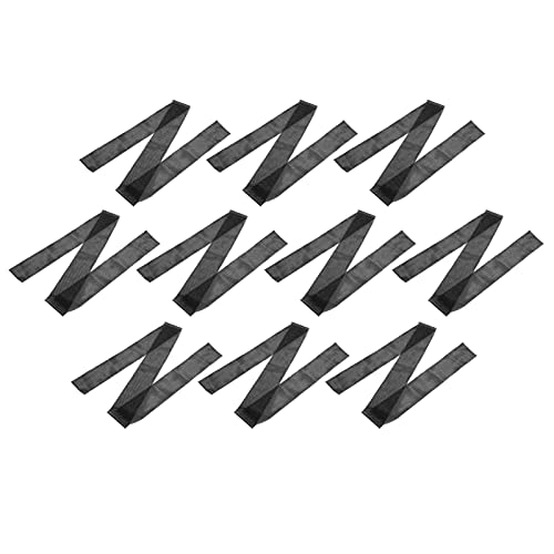 Hztyyier Spitzenbänder Retro -Stil Trim DIY NET NEWING -Kleidungszubehör für Breite Nutzung 10 Yards 60 Mm (Schwarz - S5) von Hztyyier