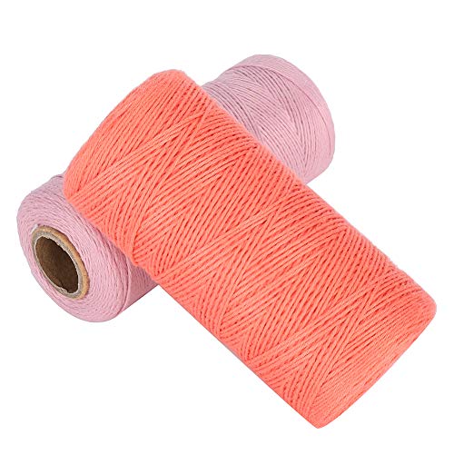 Hztyyier Stickmaschine Faden Stark und Langlebig für Teppiche, Decken, 2pcs Warp Garnwebfaden für die Webmaschine 250 M Rosa Wassermelone Rot Hztyyier Stickmaschine Faden Stark und Langlebig für Teppiche, Decken, 2pcs Warp Garnwebfaden für die Webmaschine 250 M Rosa Wassermelone Rot von Hztyyier