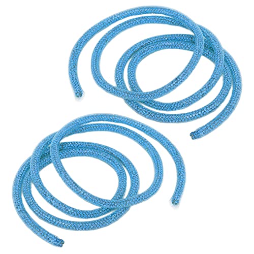 Hztyyier Strassverkleidung Schön 6 Mm/0,2 Zoll DIY -Nähdekoration für Hochzeitskleid, Strasskettenbänder, Schuhe, 2pcs (6 mm blaues Netz, hellblauer Diamant) von Hztyyier