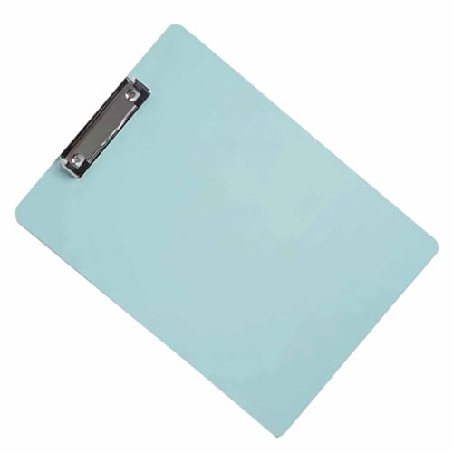 Hztyyier Verdickter A4 -Klemme Desktop -Dokumenthalter für Dateien Organisation, Schreiben von Papierbrett für Schulbüro, Kunststoffmaterial (hellgrün) von Hztyyier