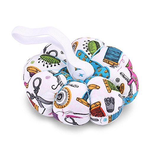 Nadelkissen, Kreativ Pumpkin Wrist Pin Cushions Tragbare Nadelkissen, 4 Farben Optional(#1) von Hztyyier