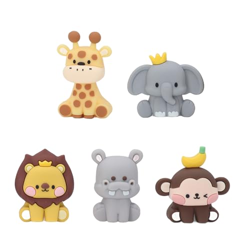 Niedliche Dschungeltiere-Kuchendekoration, Dschungel-Safari-Tier-Kuchenaufsatz, Safari-Figuren für Geburtstagsfeiern mit Detailliertem Design für Jede Feier Niedliche Dschungeltiere-Kuchendekoration, Dschungel-Safari-Tier-Kuchenaufsatz, Safari-Figuren für Geburtstagsfeiern mit Detailliertem Design für Jede Feier von Hztyyier