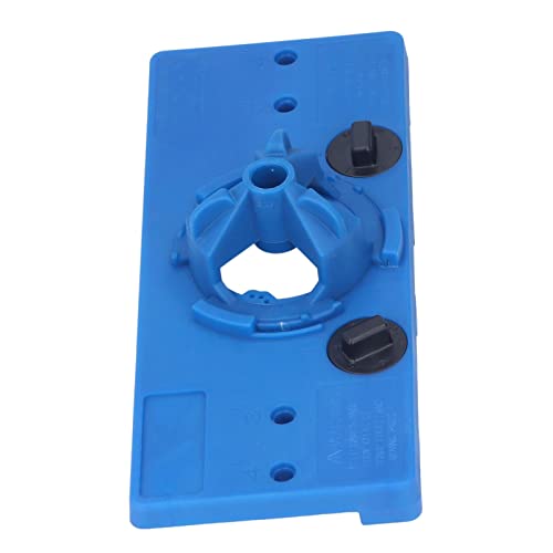 Scharnierlokator mit 35 -mm -Scharnierloch Sägen Schablone Genaue Bohrhandbuch für die Holzbearbeitung und Türschlossinstallation (BLUE) von Hztyyier