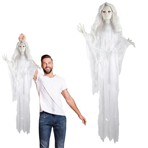 I LOVE FANCY DRESS Animatronic Halloween-Dekoration zum Aufhängen, 120 cm, rote Leuchtaugen und Soundeffekte, unheimliche Geräusche, Halloween-Requisiten, 1 Stück I LOVE FANCY DRESS Animatronic Halloween-Dekoration zum Aufhängen, 120 cm, rote Leuchtaugen und Soundeffekte, unheimliche Geräusche, Halloween-Requisiten, 1 Stück von I LOVE FANCY DRESS