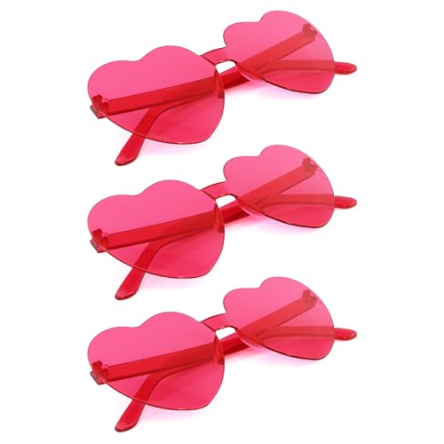 Rosa Herz Sonnenbrille - Lustiges Kostümzubehör für Junggesellinnenabschiede, Festivals und Sommerveranstaltungen - 3 Stück Rosa Herz Sonnenbrille - Lustiges Kostümzubehör für Junggesellinnenabschiede, Festivals und Sommerveranstaltungen - 3 Stück von I LOVE FANCY DRESS