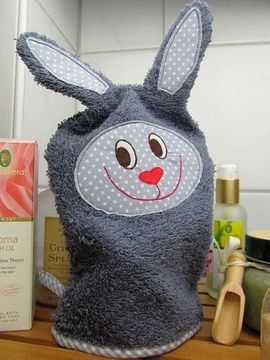 Tierischer Waschlappen Hase von I'm sew happy!