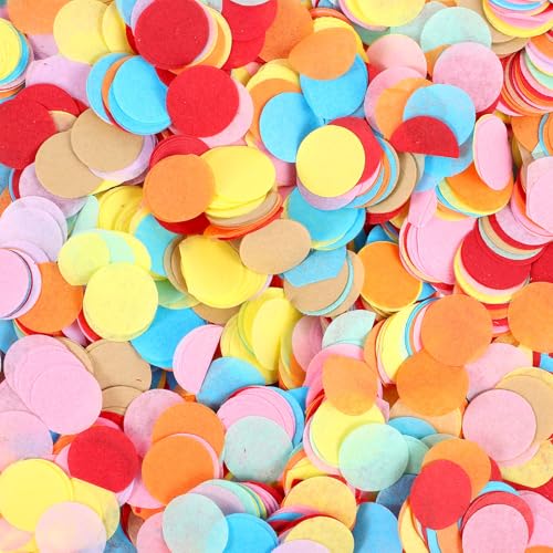 IANFAN 90g Konfetti, Bunt Konfetti Streudeko Bunte Papier Confetti Tischdeko für Geburtstag Hochzeit Party Dekoration von IANFAN