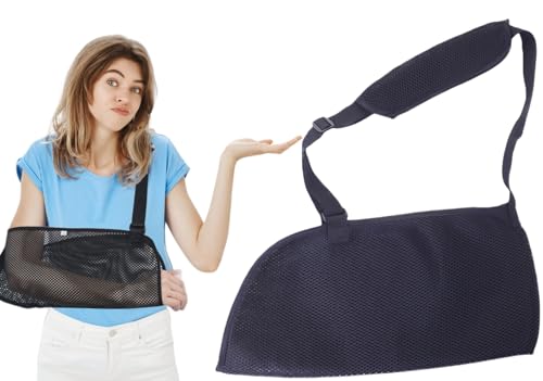 Armschlinge Schulter,Schulterschlinge Netzstoff,Einstellbar Armschlaufe für Damen Herren,Atmungsaktive Schulterstütze,Armschlaufe Mit Atmungsaktivem Mesh,für Schulterschlaufe Handgelenk,Ellbogen,Arm von IATAHI
