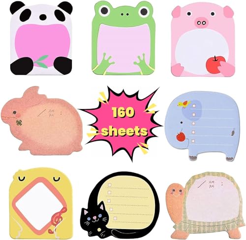Haftnotizen,160 sheets Notizblock Klein,Kleine Haftnotizen Kinder,TierföRmiger Haftnotizblock,Haftnotizen Klebezettel,Kawaii Schulsachen,Bunt Cartoon Tiere Haftnotizen,Selbstklebende Haftnotizzettel Haftnotizen,160 sheets Notizblock Klein,Kleine Haftnotizen Kinder,TierföRmiger Haftnotizblock,Haftnotizen Klebezettel,Kawaii Schulsachen,Bunt Cartoon Tiere Haftnotizen,Selbstklebende Haftnotizzettel von IATAHI
