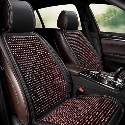 IAZRENOV Auto Sitzbezug mit Massage Für Ford Transit Custom 2013-2024, Coole Atmungsaktive Autositzbezüge Sitzauflage Auto Vordersitze Holzperlen Sitzauflage Massagekissen für Auto Büro, Red- 2pcs IAZRENOV Auto Sitzbezug mit Massage Für Ford Transit Custom 2013-2024, Coole Atmungsaktive Autositzbezüge Sitzauflage Auto Vordersitze Holzperlen Sitzauflage Massagekissen für Auto Büro, Red- 2pcs von IAZRENOV
